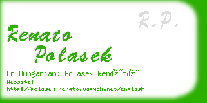 renato polasek business card